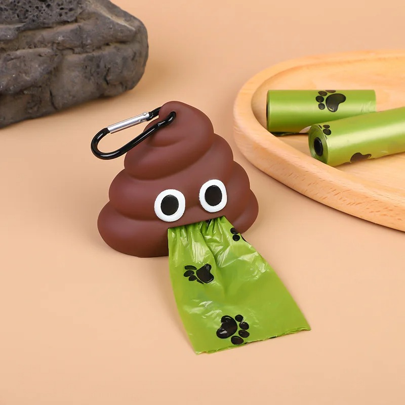 Poop Bag Dispenser - กลางแจ้งแบบพกพาสัตว์เลี้ยงสุนัขถุงขยะตู้ Poop Bag Loader เครื่องมือทําความสะอาดผลิตภัณฑ์สําหรับสัตว์เลี้ยงอุจจาระรูปร่าง