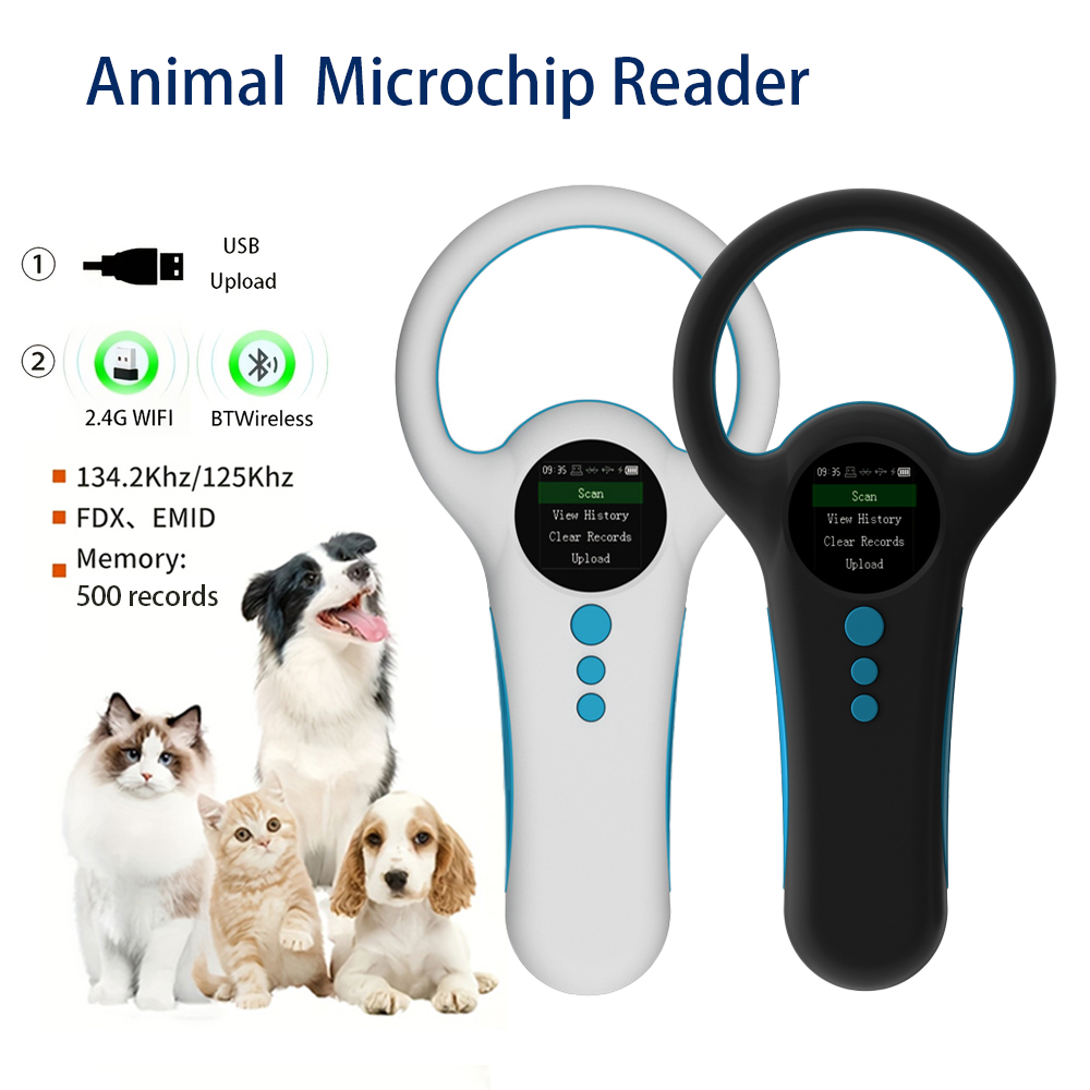 Pet Supplies Online - USB/2.4G ไร้สาย/บลูทูธเครื่องอ่านแท็กสัตว์ RFID หูเครื่องสแกนเนอร์สัตว์ Microchip Reader