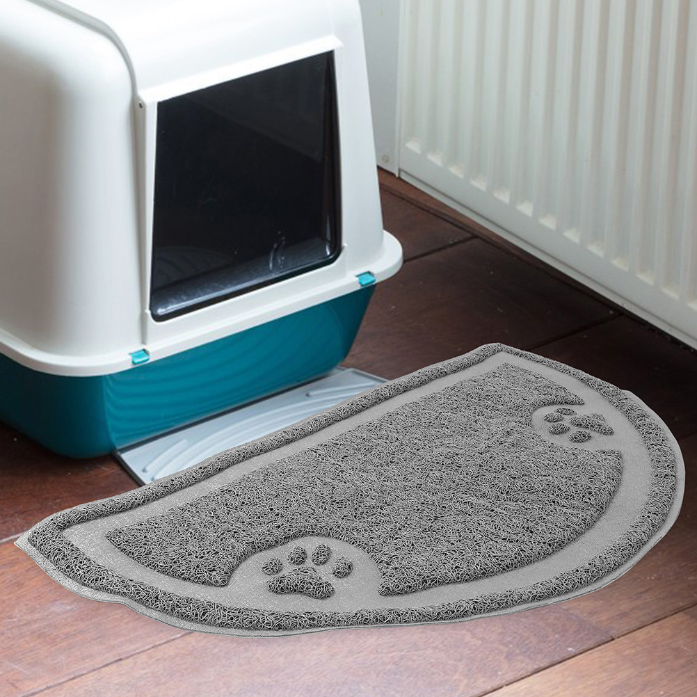 แผ่นรองกระบะทรายแมว 2 ชิ้น กัน - Cat Litter Mat บทวิจารณ์และราคา