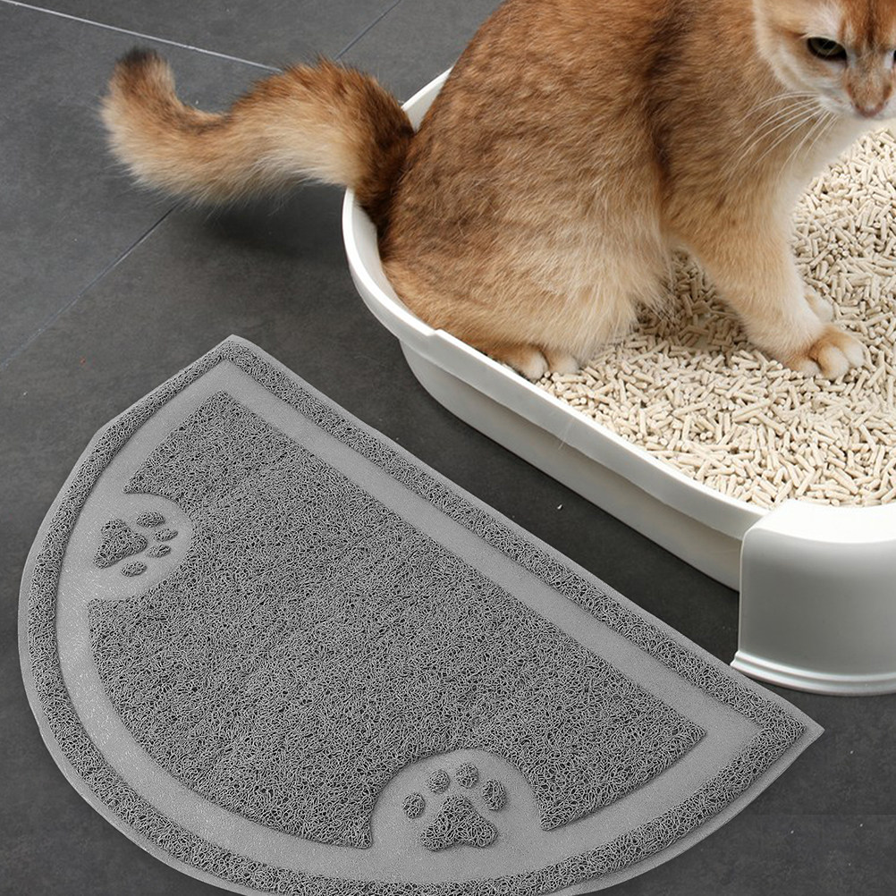 แผ่นรองกระบะทรายแมว 2 ชิ้น กัน - Cat Litter Mat บทวิจารณ์และราคา