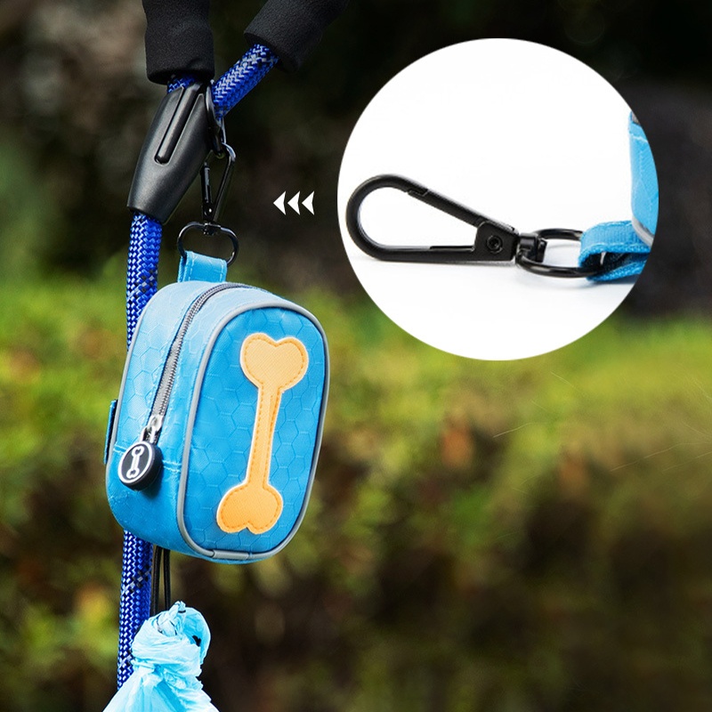 แบบพกพารูปกระดูกสุนัขถุงขยะทนท - Poop Bag Dispenser บทวิจารณ์และราคา