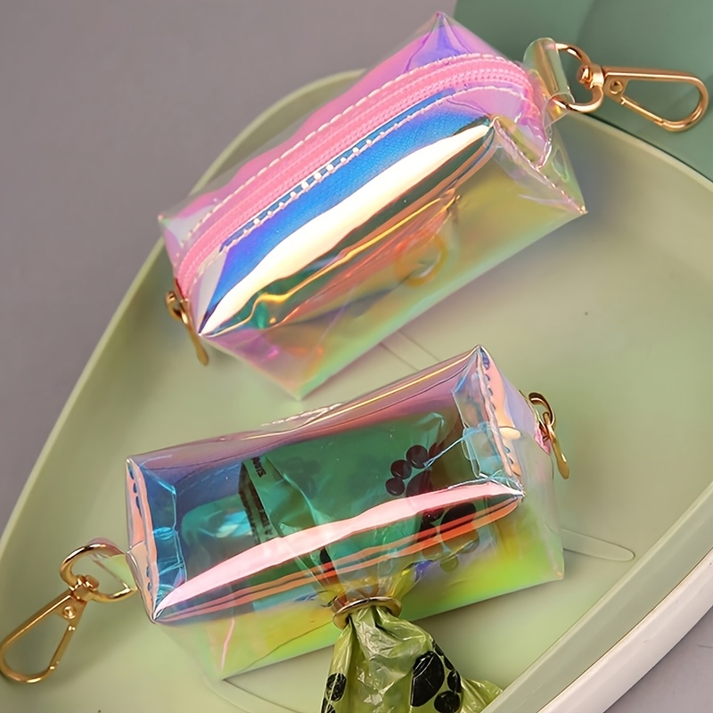 1 PC Holographic สะท้อนแสงสุนั - Poop Bag Dispenser บทวิจารณ์และราคา