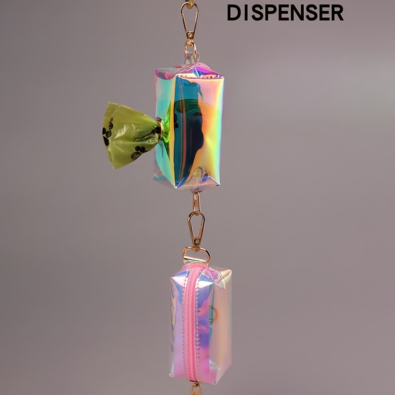 1 PC Holographic สะท้อนแสงสุนั - Poop Bag Dispenser บทวิจารณ์และราคา