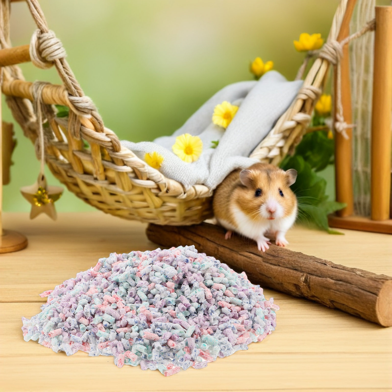 ชุดที่นอนสำหรับแฮมสเตอร์ ทำจาก - Cat Litter Mat บทวิจารณ์และราคา